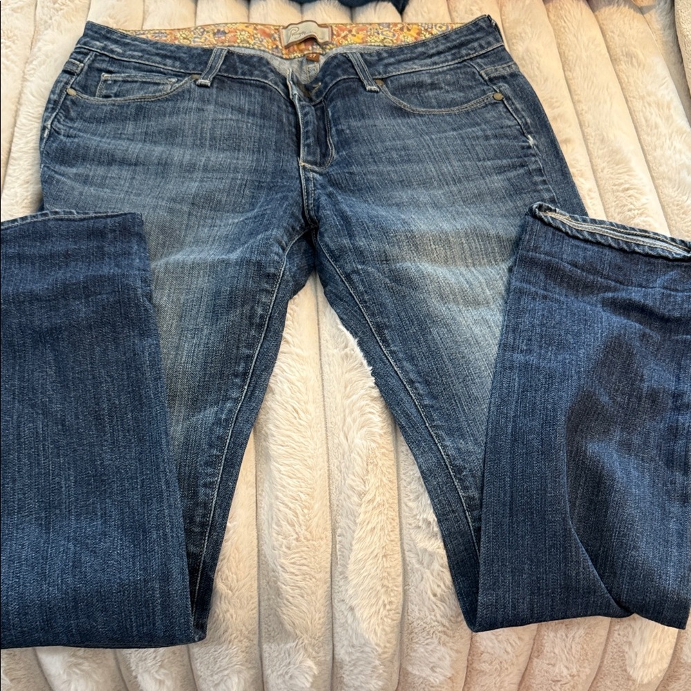 PAIGE Jimmy Jimmy.  Low rise, skinny jeans